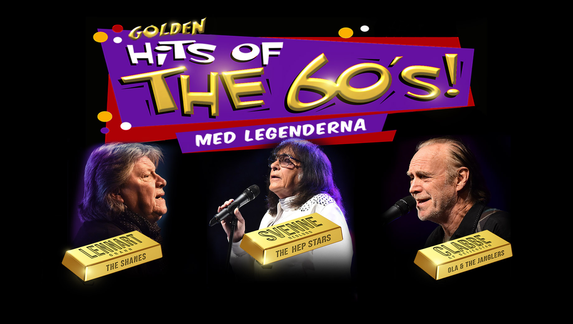 Flyttad till Gävle teater - Hits of the 60's