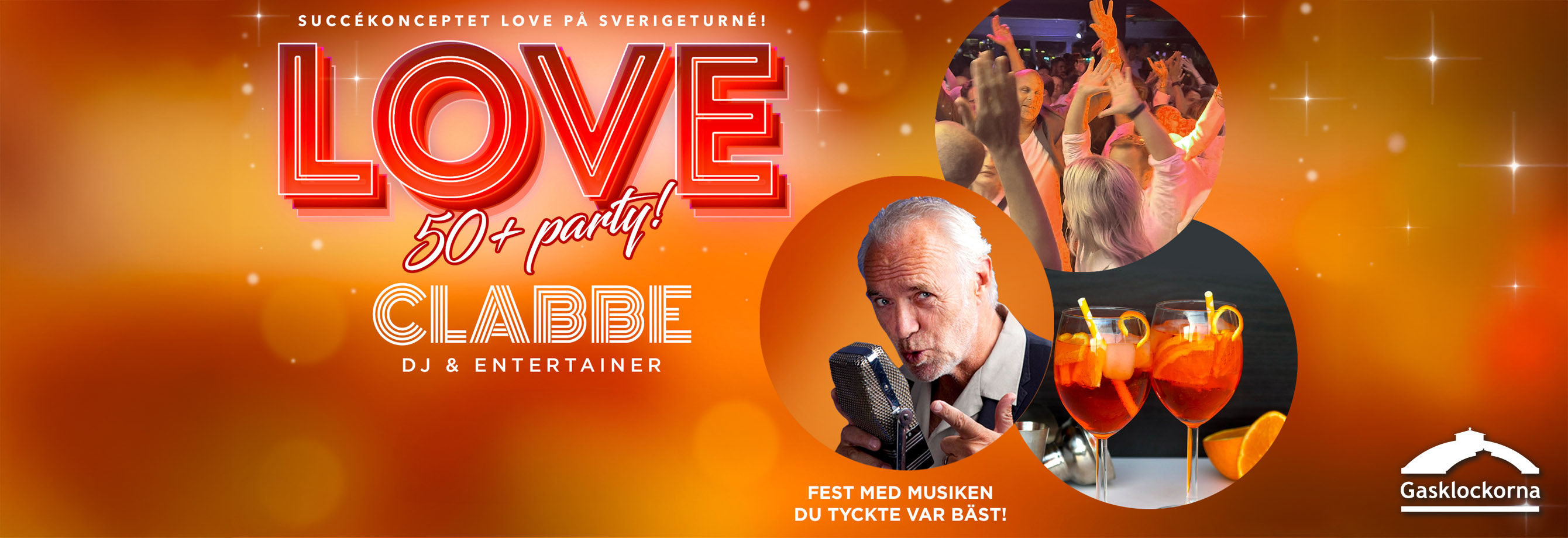 Love 50+ party - Gasklockorna Gävle